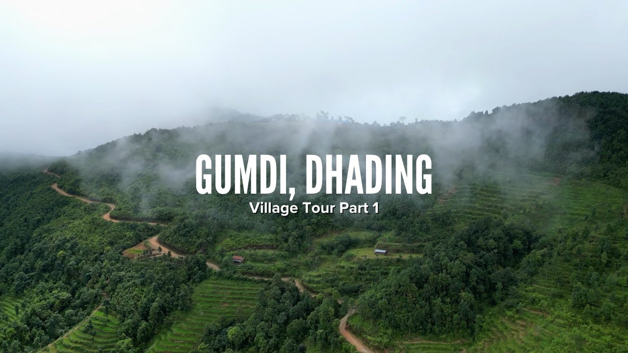 Village Tour in Dhading Part1 | Kathmandu to Lumri & Gurung Village Homestay