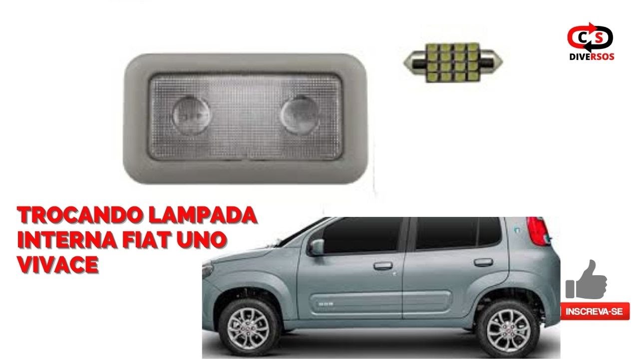 TROCANDO LAMPADA INTERNA DO UNO VIVACE