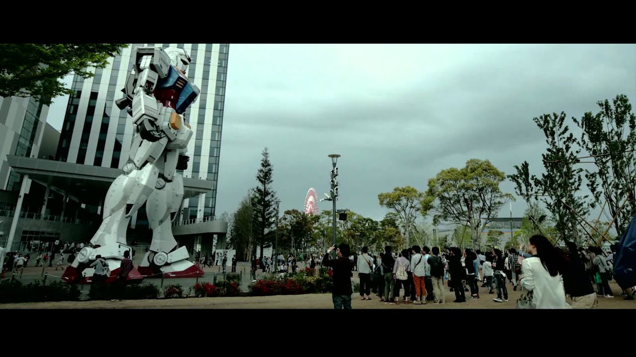 Odaiba GUNDAM 2012. Cloudy Rainy Sunny.