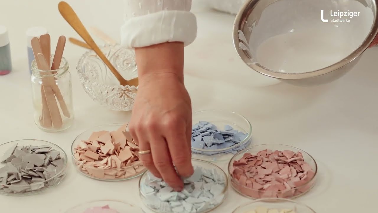 Tutorial: Terrazzo-Untersetzer basteln