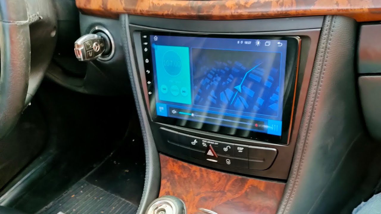 radio android de aliexpress para mercedes con fibra &oacute;ptica v&aacute;lido para cls w219 2005 y m&aacute;s como w211