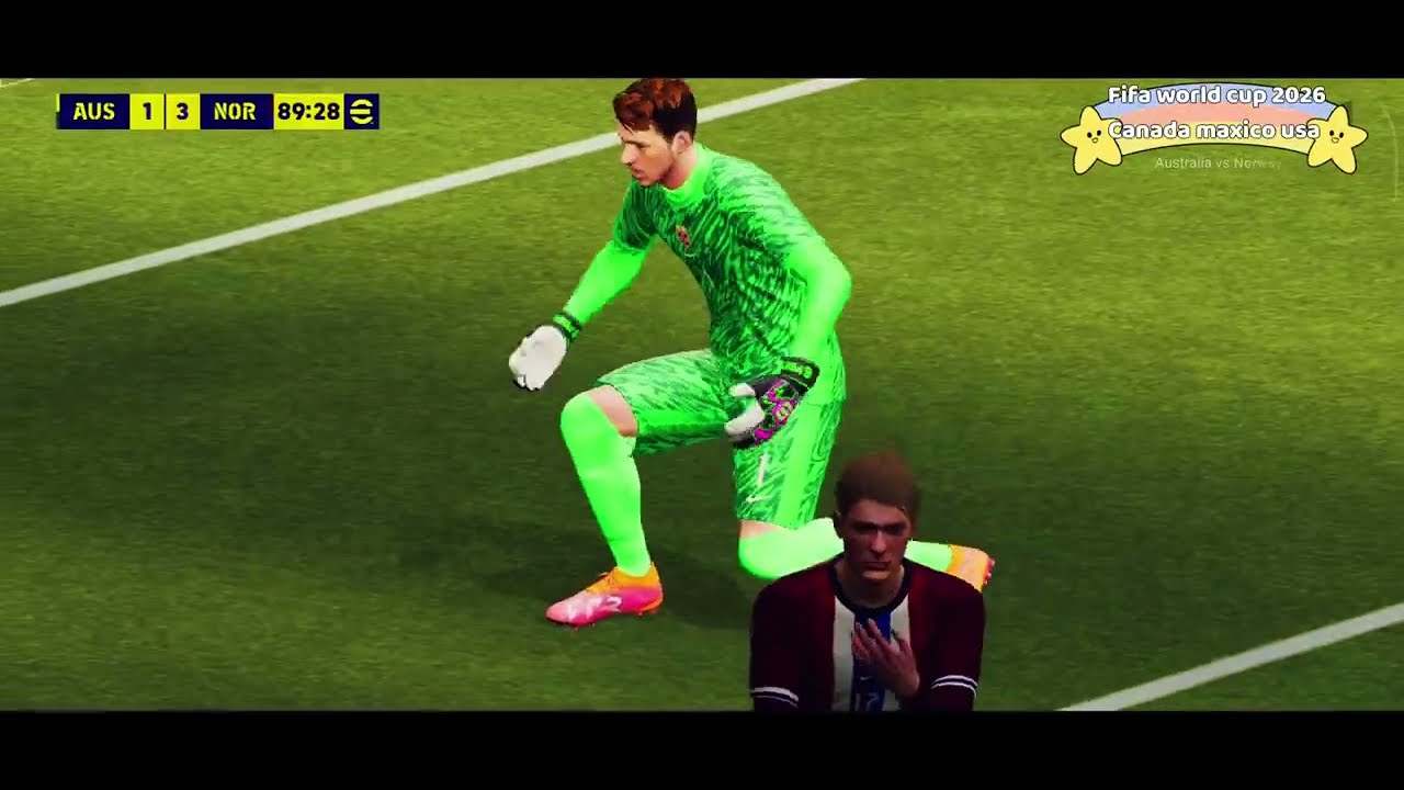 Australia vs Norway Group stage match #football #efootball #gaming #viralvideo 