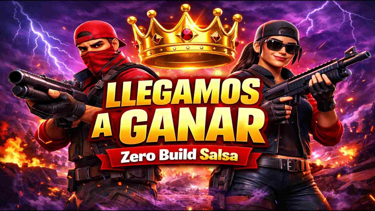LLEGAMOS A GANAR 🏆 | DUO ZERO BUILD + SALSA BRAVA 🔥 Fortnite
