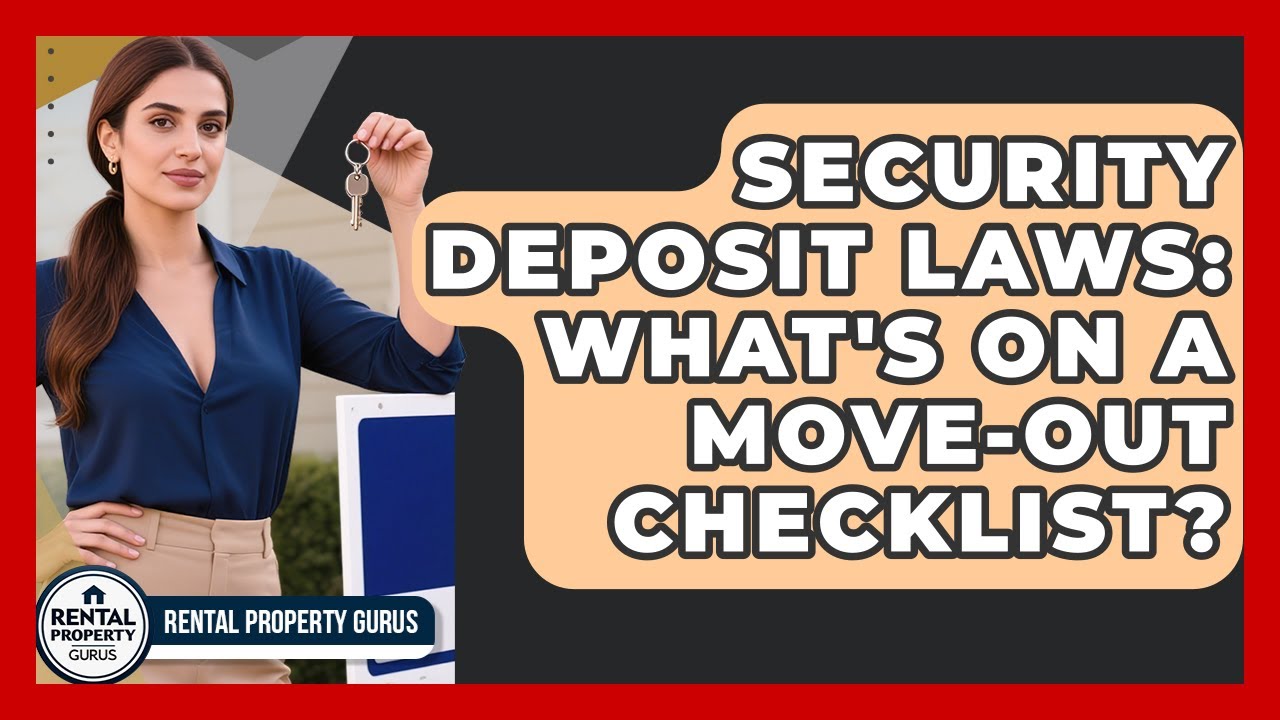 Security Deposit Laws: What's On A Move-out Checklist? - Rental Property Gurus