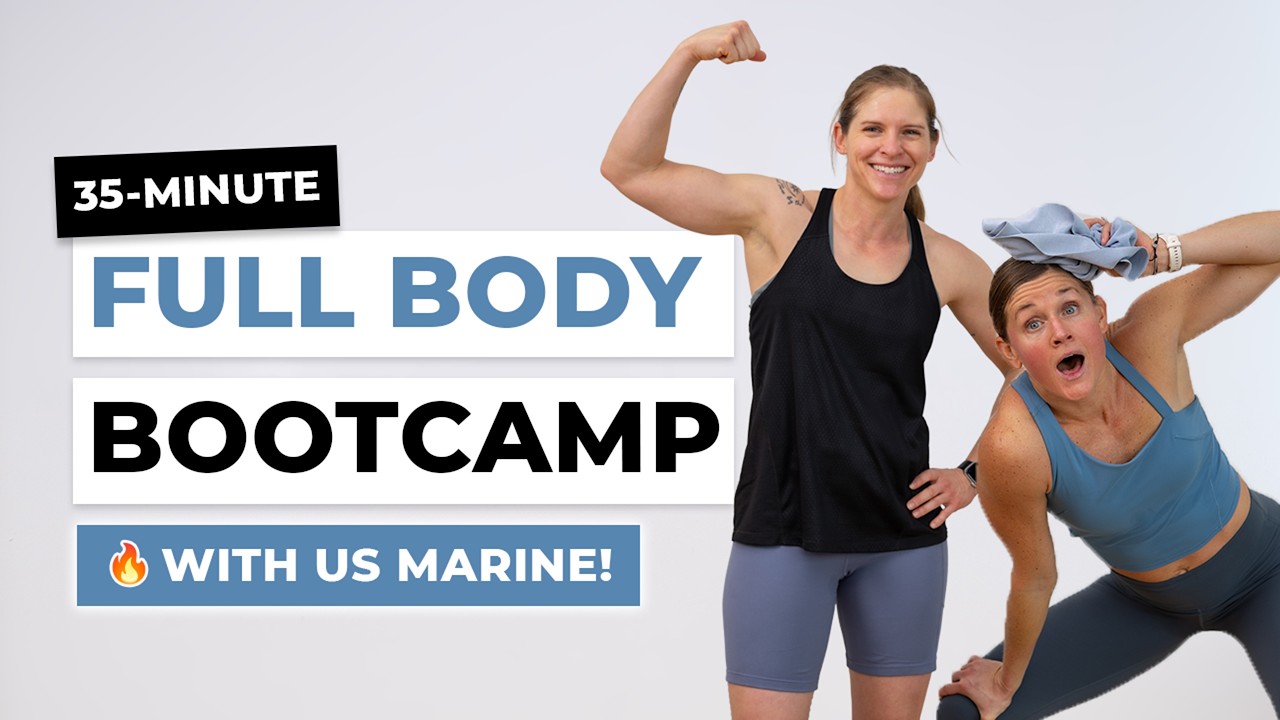 35-Minute FUNCTIONAL Bootcamp Workout (Marine-Inspired Strength)