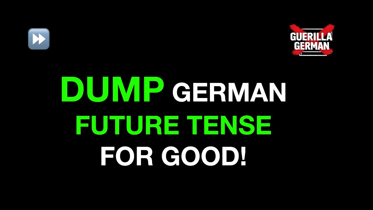 Stop Using Future Tense in German - Do This Instead