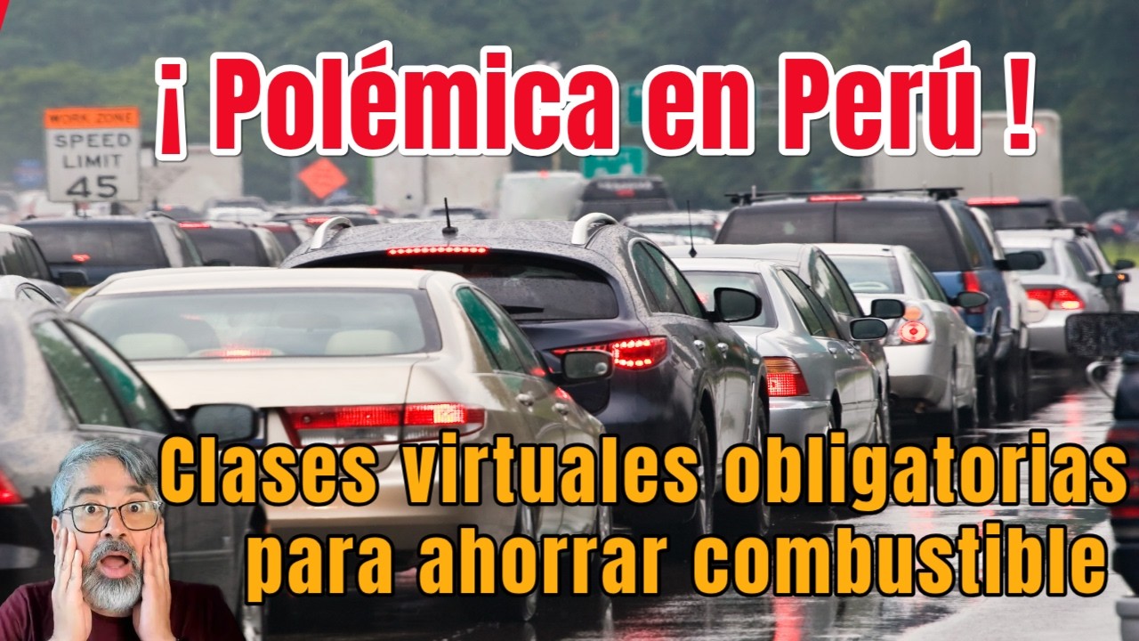 ¡Polémica en Perú ! Clases virtuales obligatorias para ahorrar combustible 📚🚗🇵🇪 #Educación #Reacción
