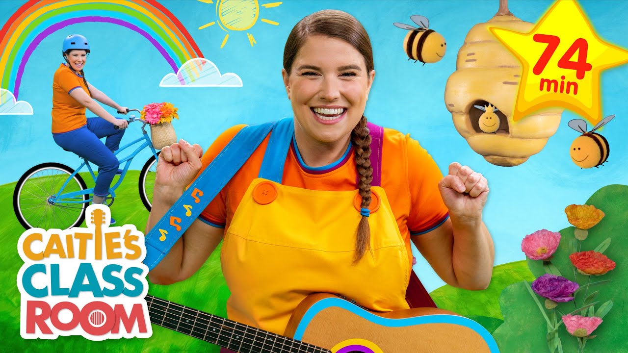Caitie's Summer Compilation! | Let's sing and play! | Super Simple Play