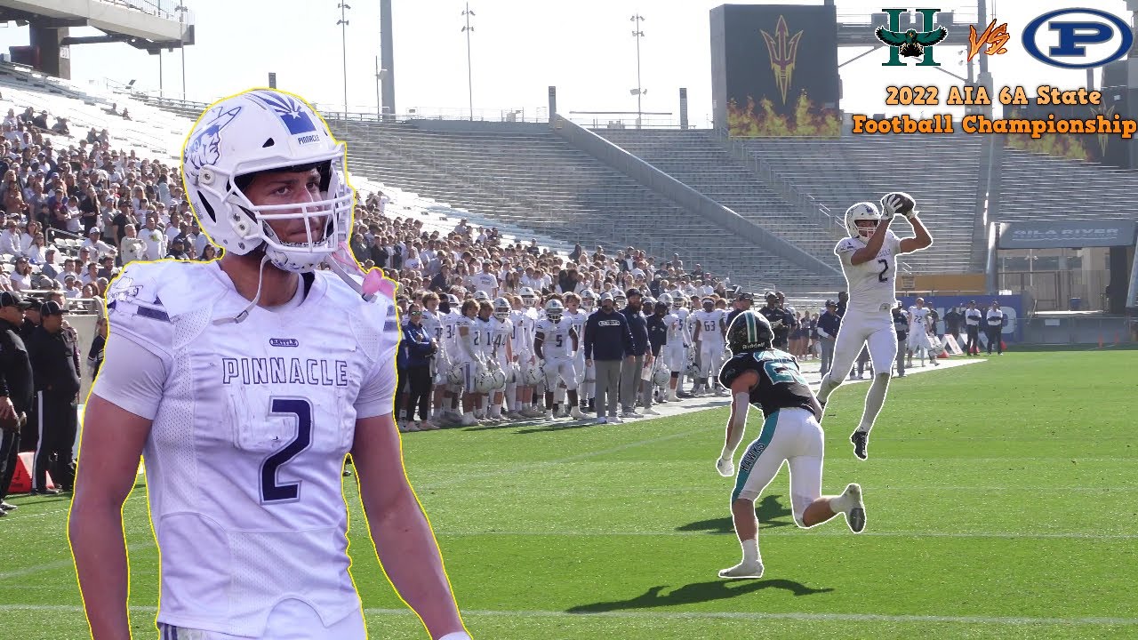 The 2022 Arizona 6A State Football Championship was Crazy! (Pinnacle vs Highland 2022)