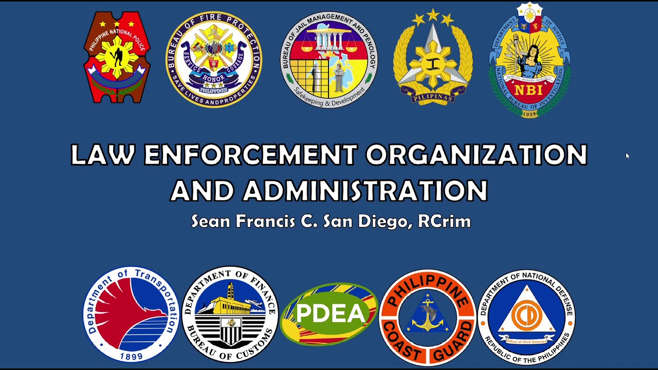Organization and Functions of PCG, BI, BOC, DA, and DENR by the Professor
