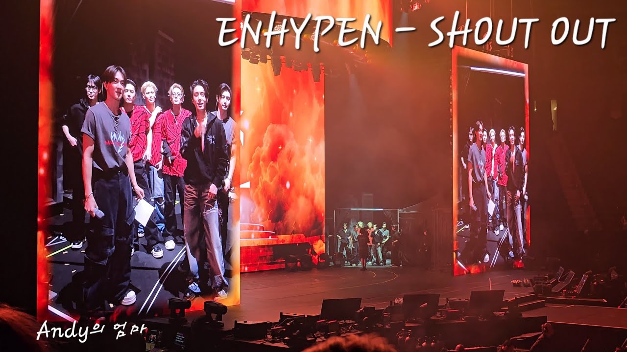 [4K] SHOUT OUT - ENHYPEN Walk The Line World Tour in New York 