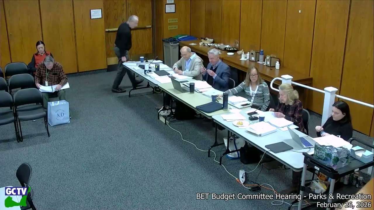 BET Budget Committee Hearing - Parks & Rec, February 26, 2019