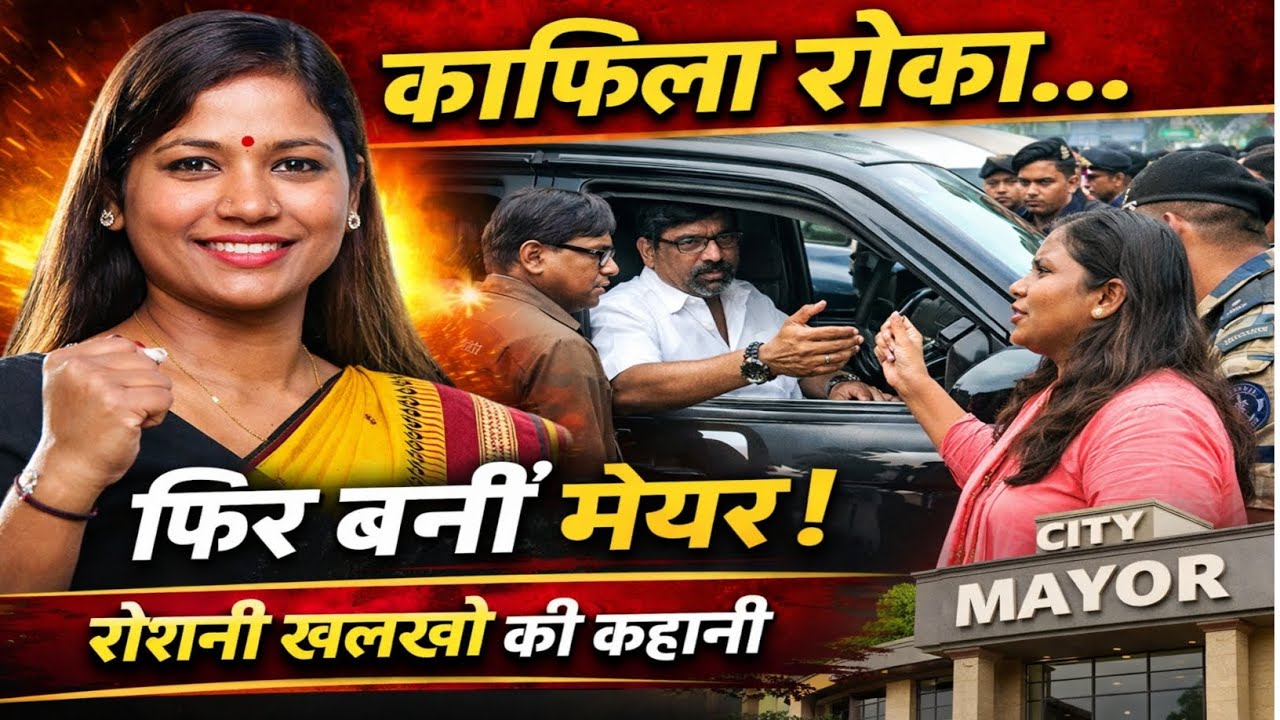 “CM हेमंत सोरेन का काफिला रोकने वाली रोशनी खलखो — कैसे पहुंचीं मेयर की कुर्सी तक?”