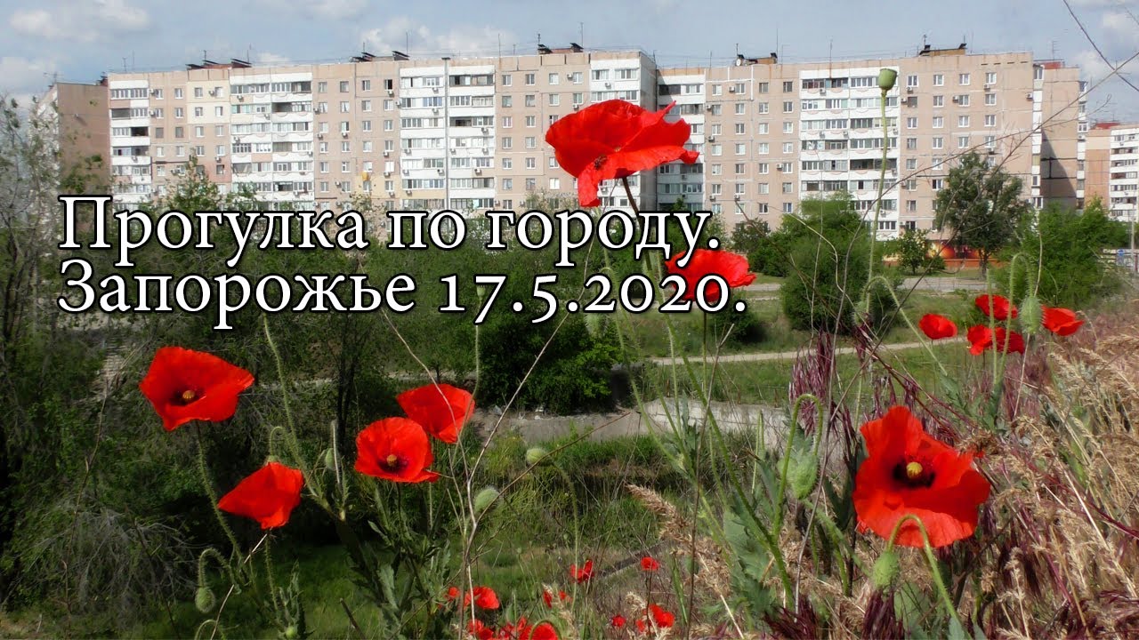 Прогулка по городу. Космос.Пески. Запорожье 17.5.2020.