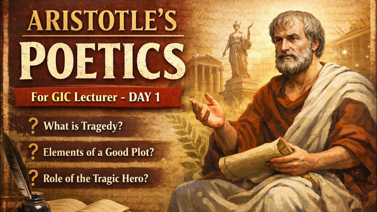 Aristotle – Important Questions | Literary Criticism | GIC Lecturer Day 1