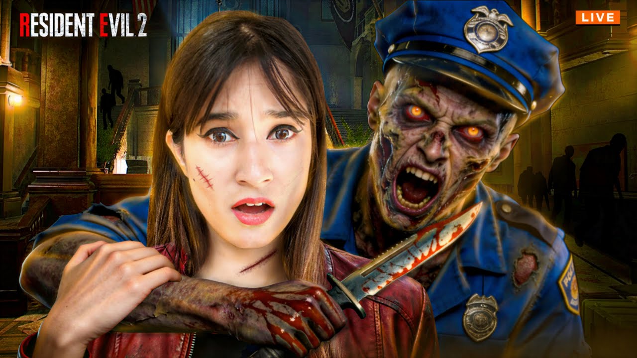 🔴 The Zombie Survival Begins 🧟‍♂️ | Resident Evil 2 Remake LIVE (Day 1)