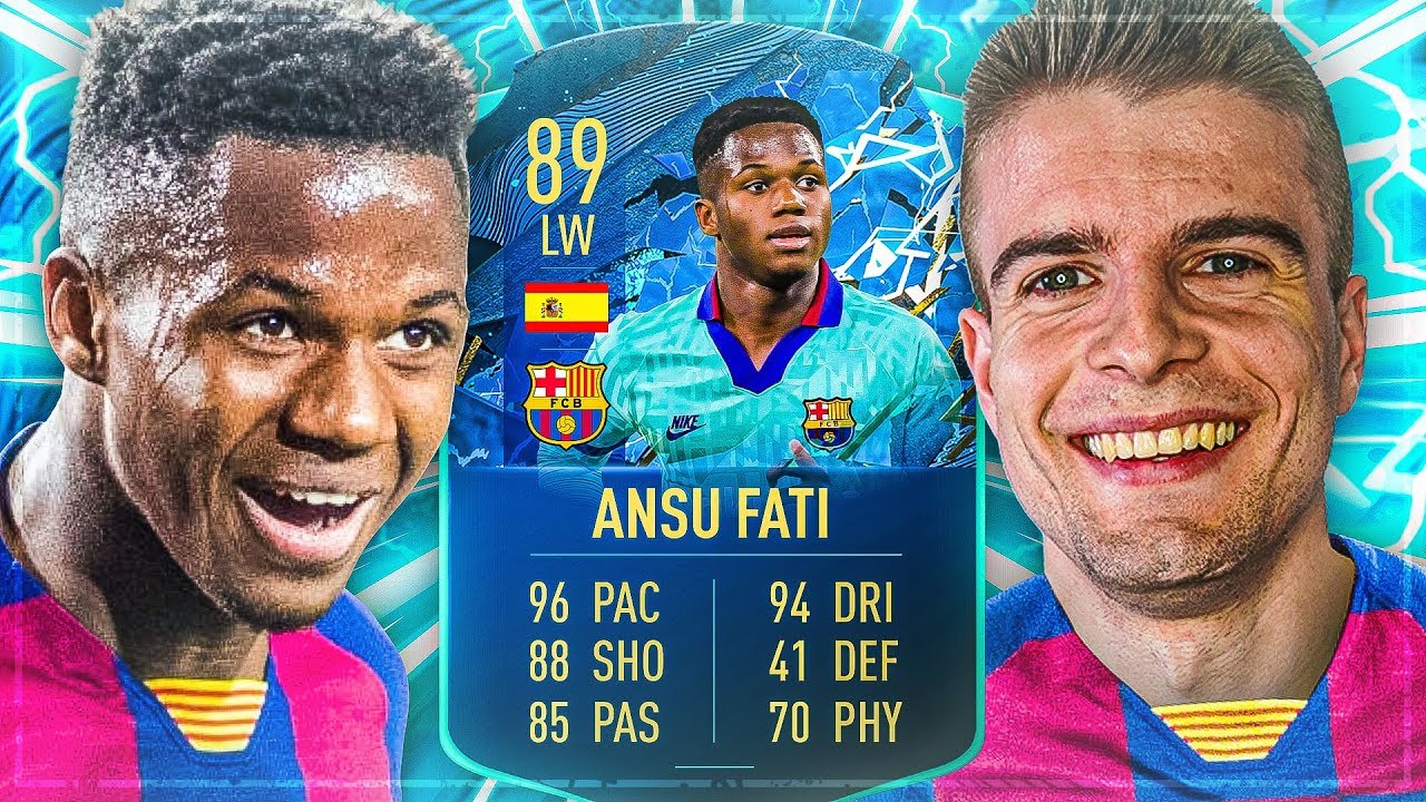 FIFA 20: TOTS MOMENTS Ansu FATI Mind the Gap 😍👌