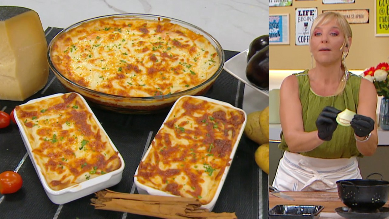 ¡UN CLÁSICO PLATO GRIEGO! Jimena Monteverde con los secretos para preparar la mejor moussaka