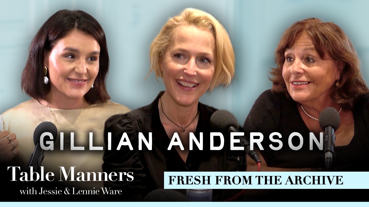Gillian Anderson Makes a Weird Green Pudding For Thanksgiving | Table Manners Podcast