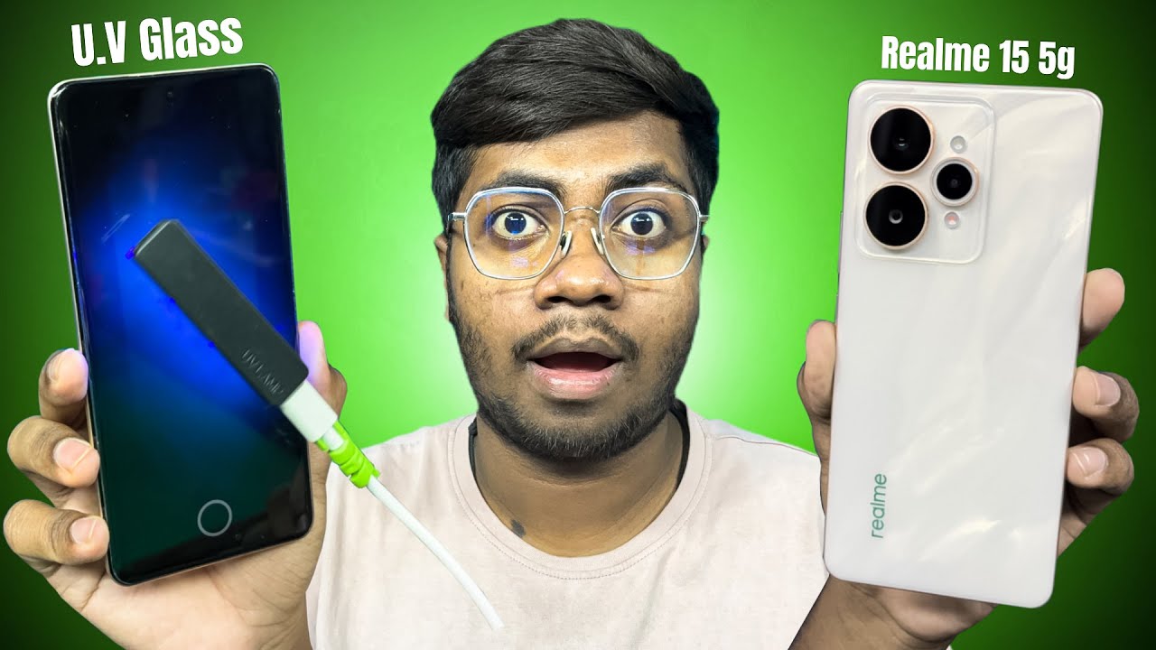 How To Apply U.V Tempered Glass In Realme 15 5G / 15 Pro 5G, Step By Step Process 💯 