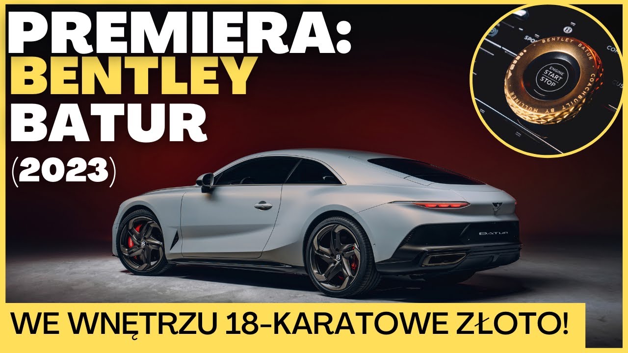 Złoto w środku! - Bentley Mulliner Batur 2023