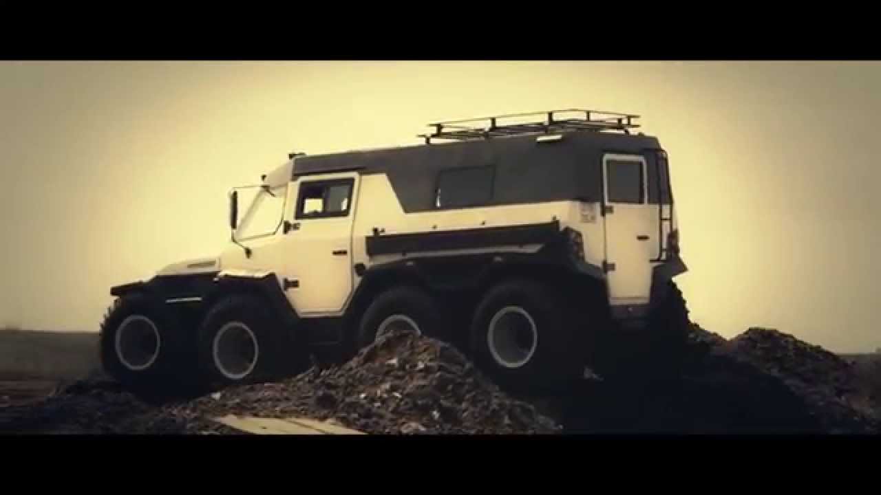 Промо ролик вездехода ШАМАН 8х8 (AVTOROS SHAMAN)