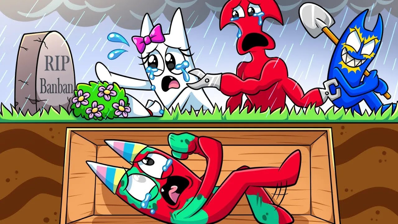 BANBAN es ENTERRADO VIVO?! Garten of Banban 7 Animación