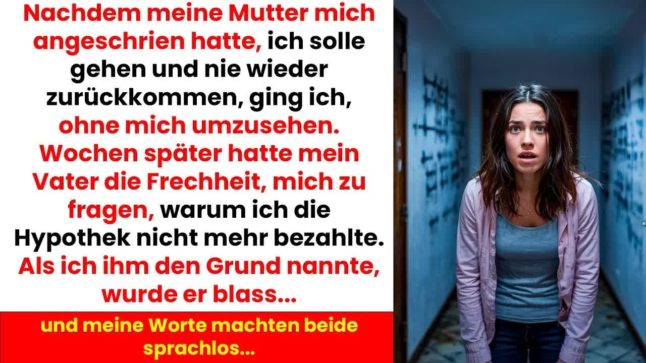 Meine Mutter warf mich raus – doch als die Hypothek fällig wurde, traf meine Antwort sie tief