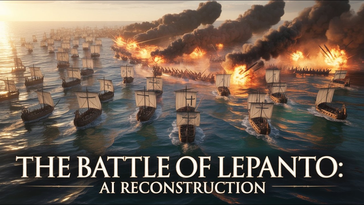 The Battle of Lepanto: The Naval Formation That Shattered an Empire | AI Reconstruction...