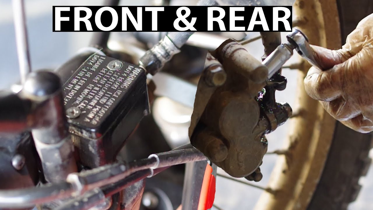 How To Bleed Brakes / Honda CRF250L