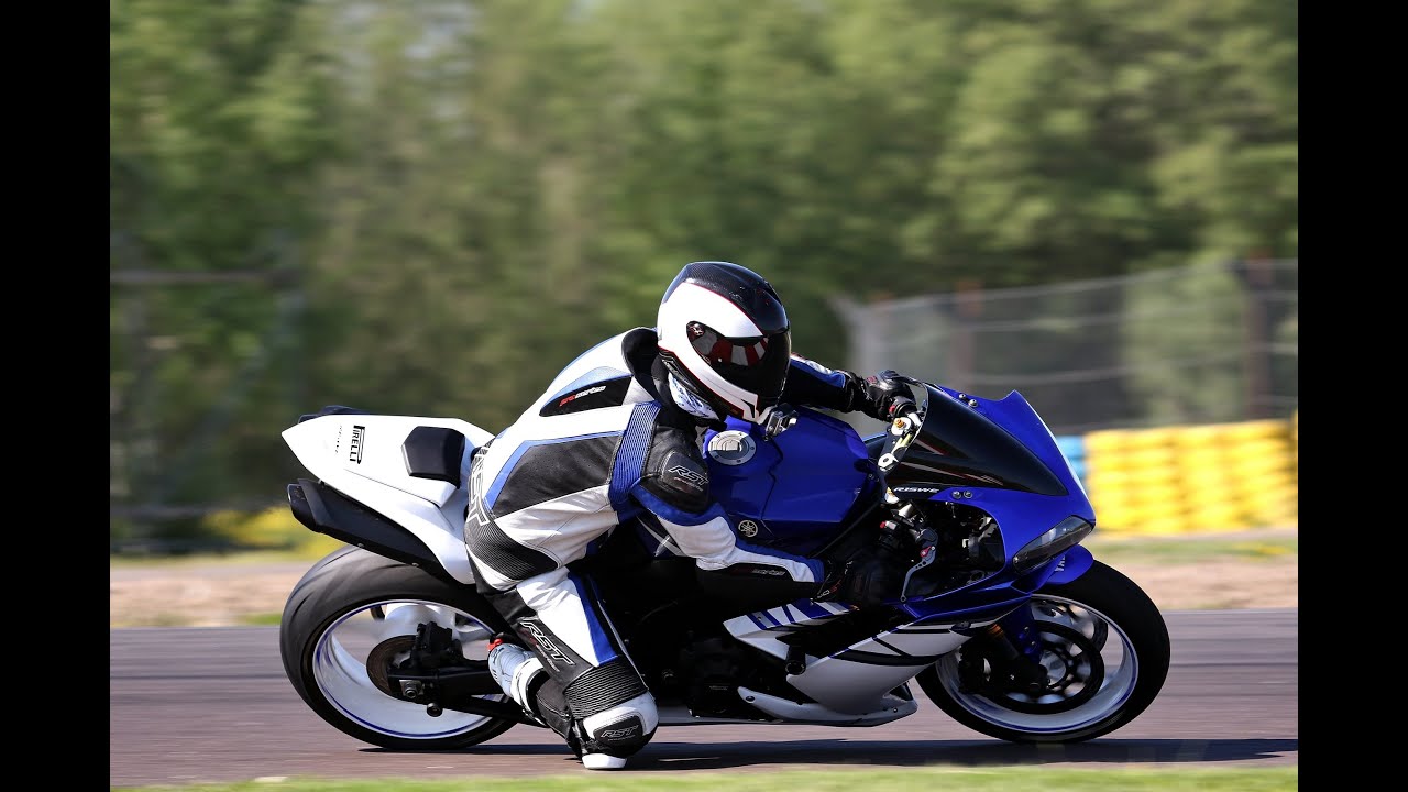 Trackday with Yamaha R1 Kinnekulle Ring
