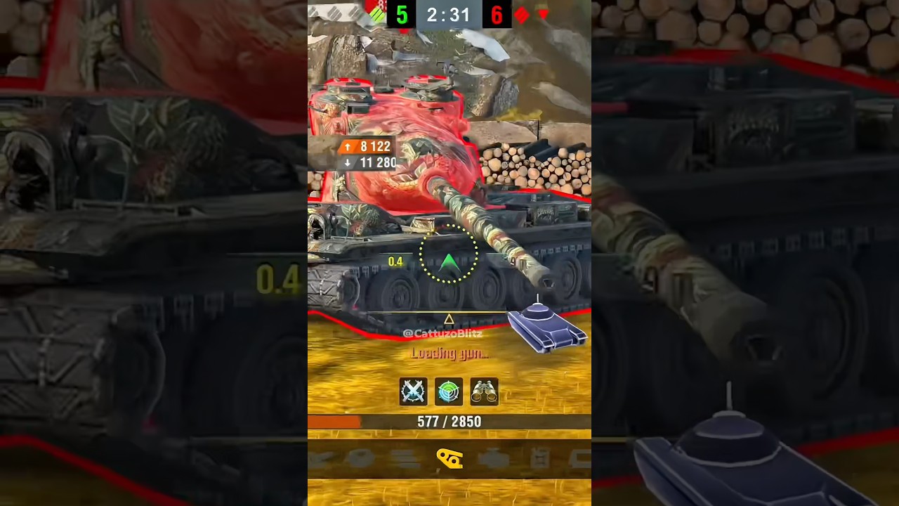 Maus | 10328 DMG & 12630 DMG Blocked 😳| #worldoftanksblitz #wotblitz #wotb #shorts #танки