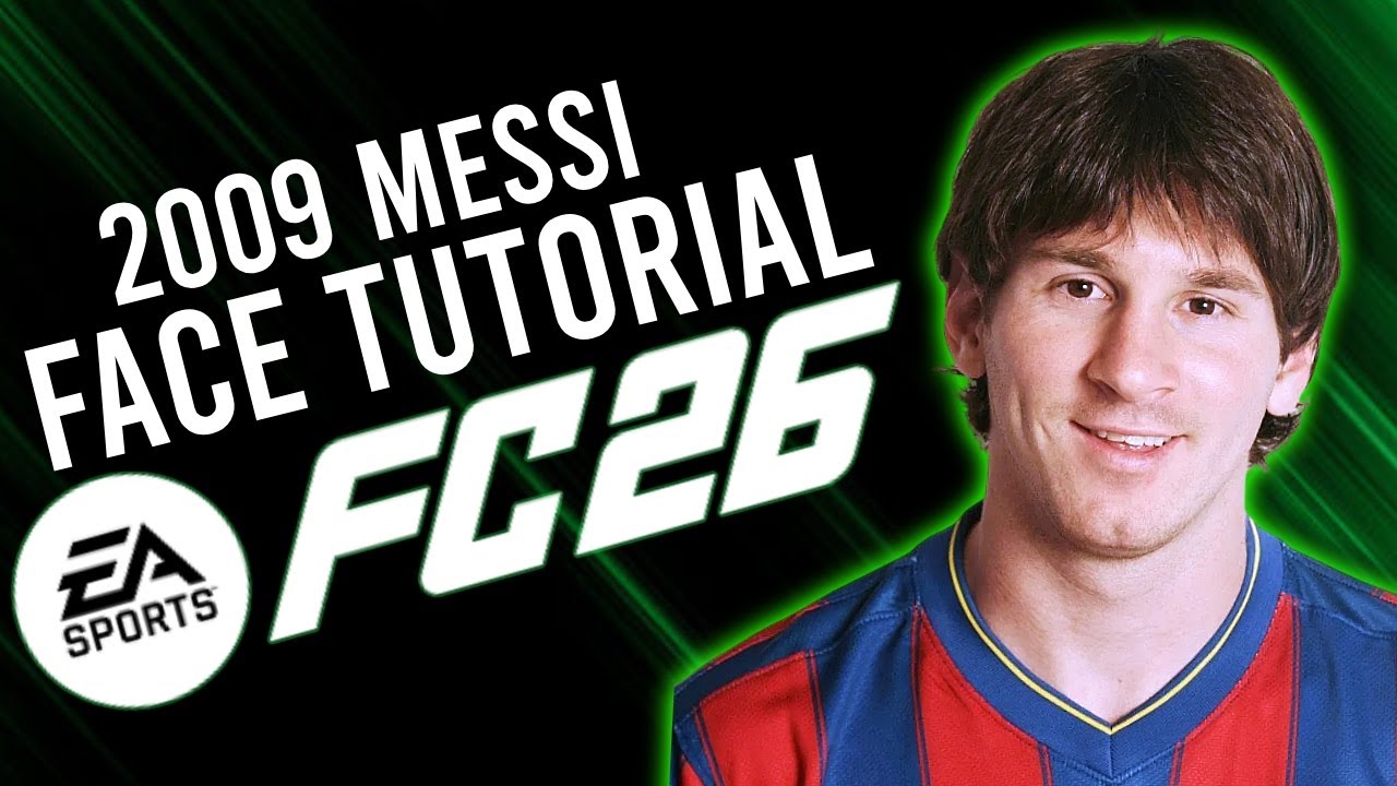 EA FC 26 | 2009 LIONEL MESSI | Pro Clubs & Career Mode Face Creation