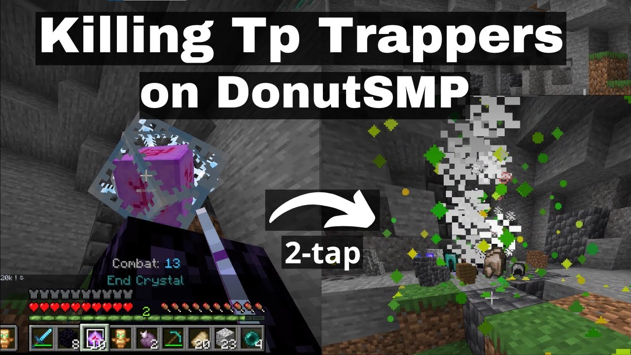 Teleporting to Tp Trappers on DonutSMP and Escaping their Traps!