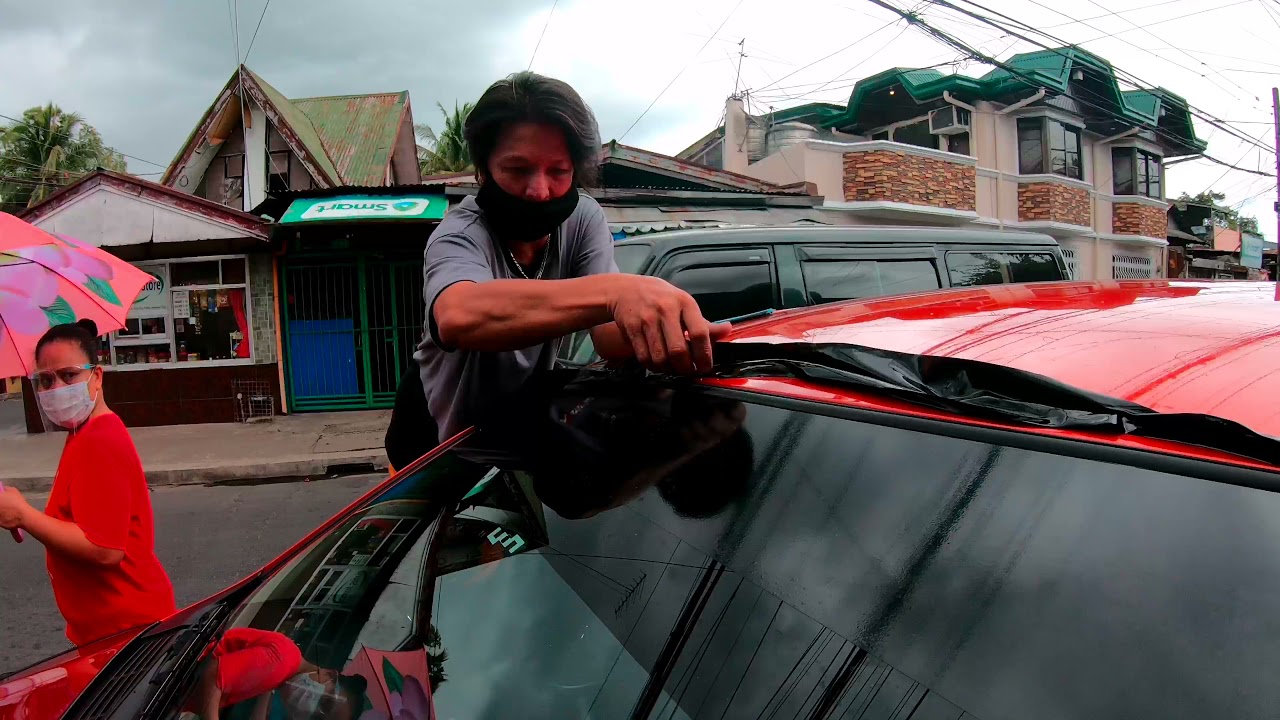 CAR WINDSHIELD STICKER INSTALLATION VIDEO [TOYOTA WIGO] | 99 DECALS