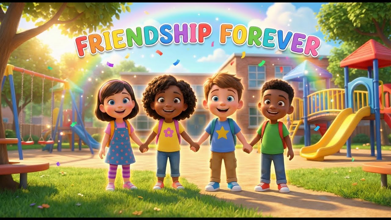 Friendship Forever Song for Kids | Fun School Dance & Group Pose