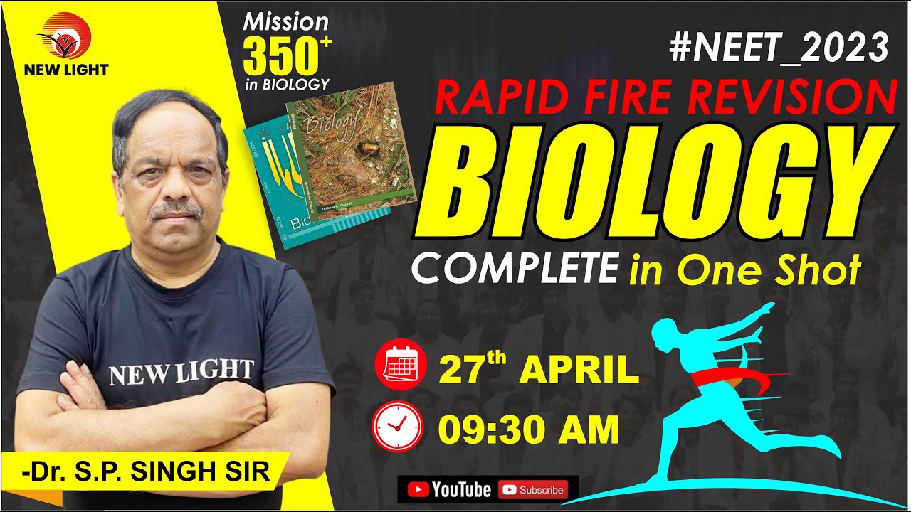 LIVE NEET 2023 | Complete Biology for NEET 🔥 | Complete Biology One Shot for NEET| Dr. S. P. Singh
