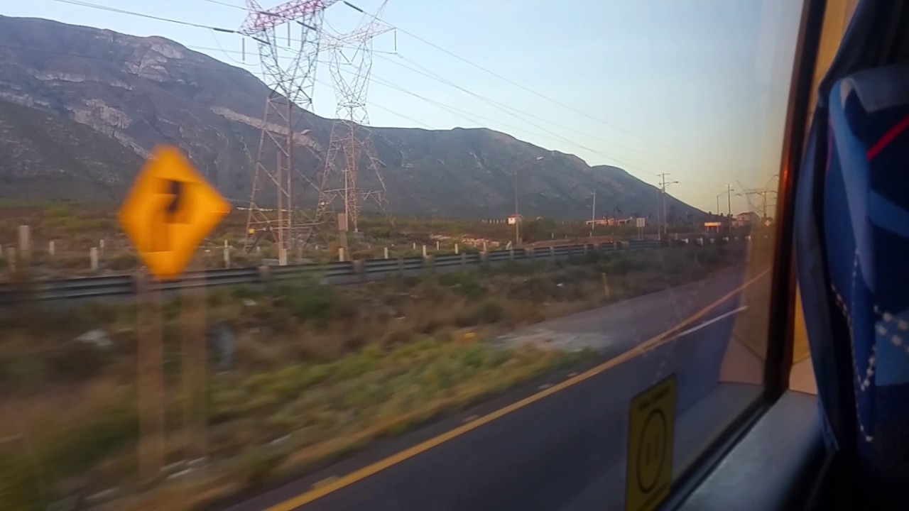 Autopista Monterrey Nuevo León - Saltillo Coahuila en Ómnibus de México