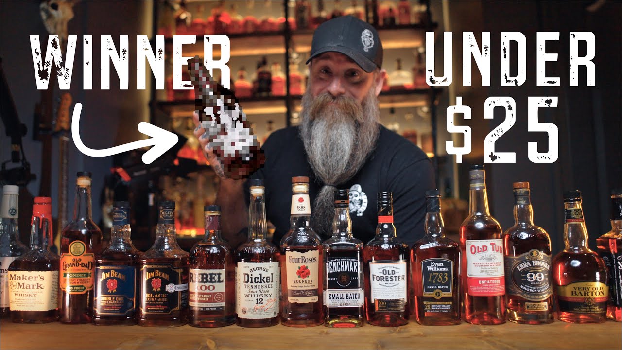 Whats The BEST Whiskey Under $25? | We Blind Taste 16 Budget Whiskeys to Find Out