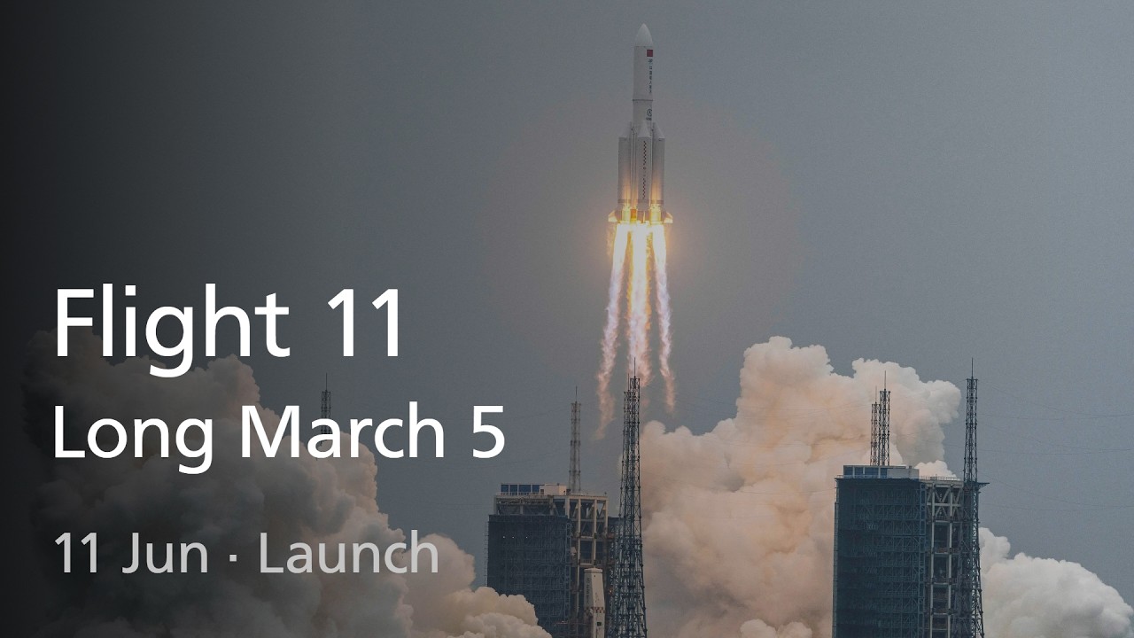 Live: Long March 5 Flight 11 Launch (No Commentary)