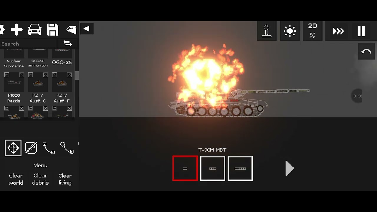 Т-90М VS п1000 рате