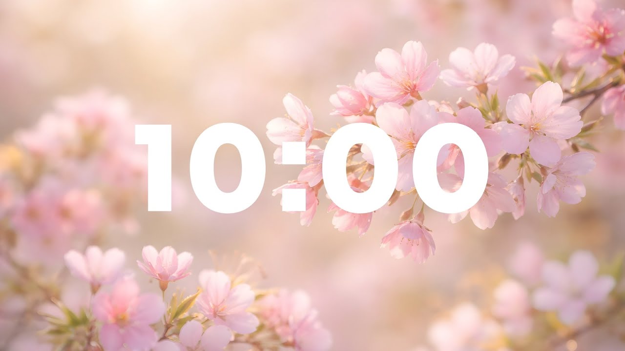 10 Minute Study Timer with Soft Guitar Music | Quick Focus Session