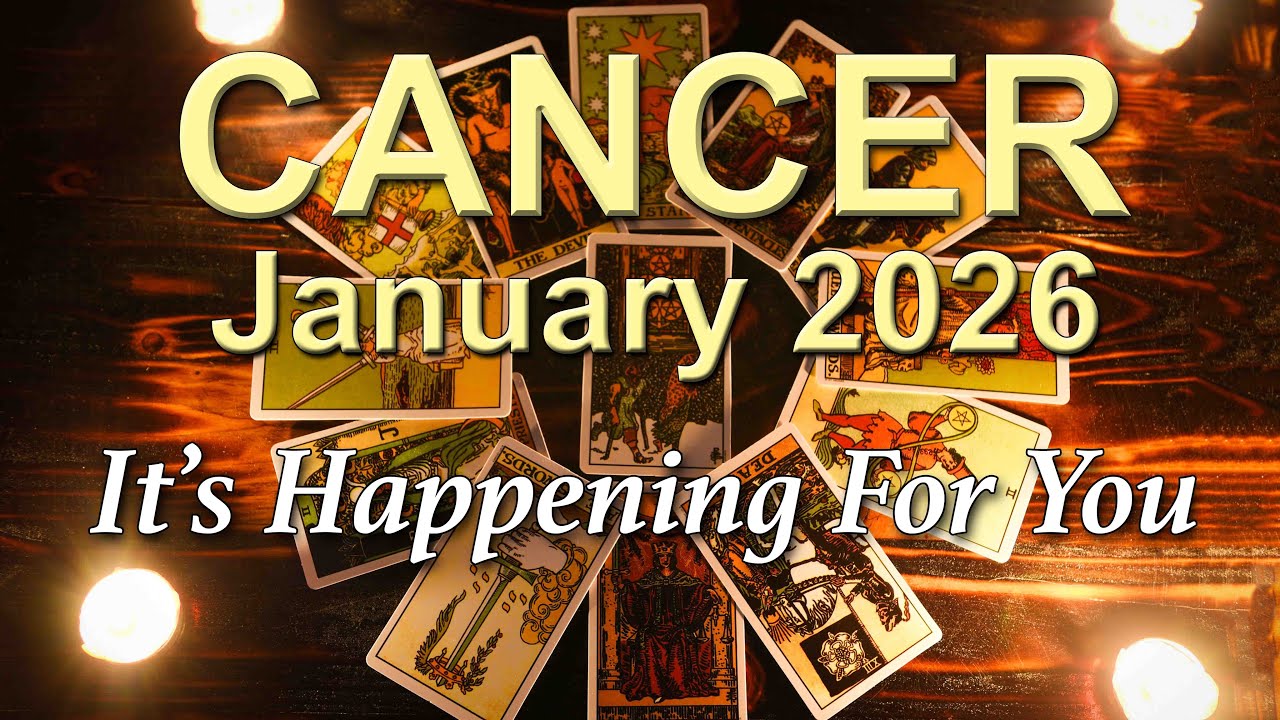 CANCER January 2026 Tarot Reading | Intuitive Spiritual Guidance | A DEFINING Month Ahead ✨