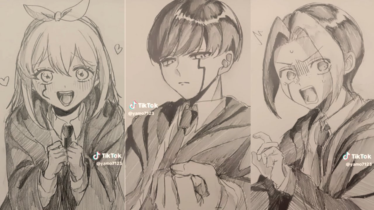 【マッシュル】手描きティックトック