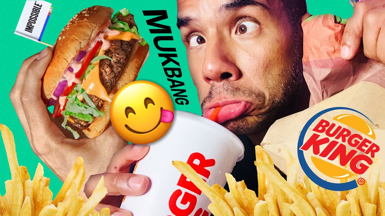 ASMR VEGAN MUKBANG 🍔 3