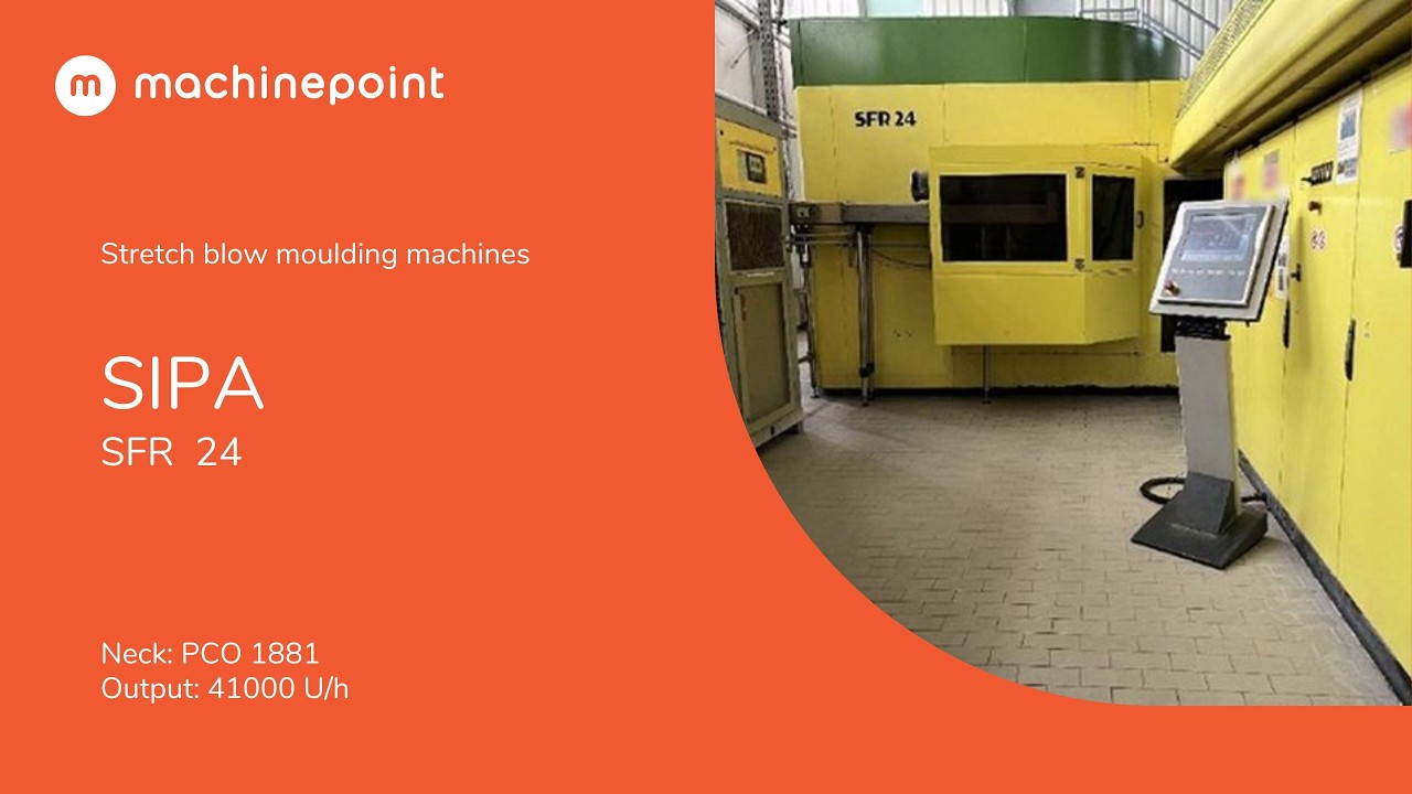 SIPA SFR  24 Stretch blow moulding machines | SIPA Machines