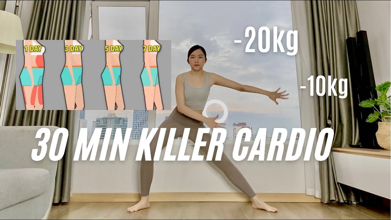 GIẢM 5-8KG SAU 30 NGÀY TẬP BÀI CARDIO không chạy nhảy này - hàng triệu người giảm thành công 🔥