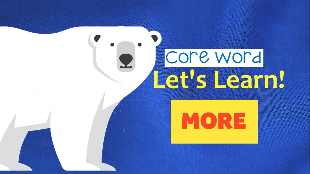 Let's Learn! Core Word 