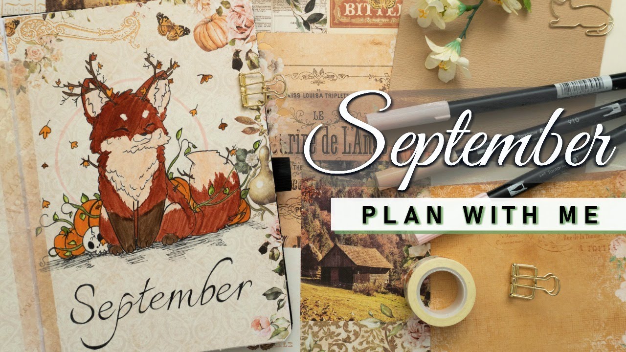 PLAN WITH ME | September 2020 Bullet Journal Setup 🍂