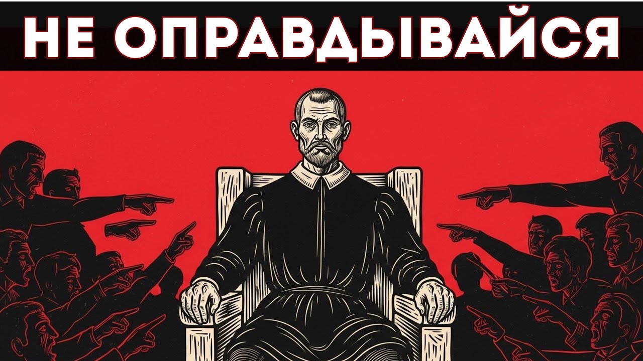 НИКОГДА НЕ ОПРАВДЫВАЙСЯ — ТВОЯ СИЛА УМИРАЕТ ТАМ: МАКИАВЕЛЛИ